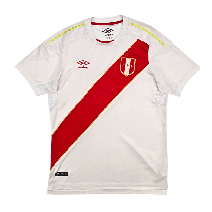 2018/19 Peru Home Football Shirt (S) Umbro - Football Finery - FF302506