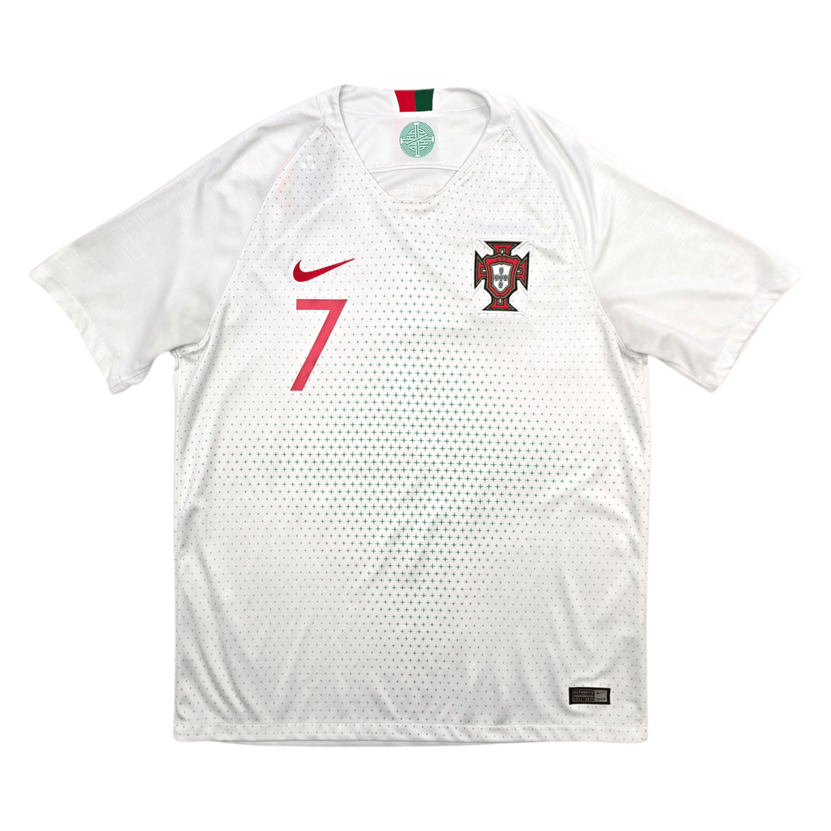 2018/19 Portugal Away Football Shirt (L) Nike 7 Ronaldo - Football Finery - FF302687
