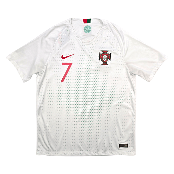 2018/19 Portugal Away Football Shirt (L) Nike 7 Ronaldo - Football Finery - FF302687
