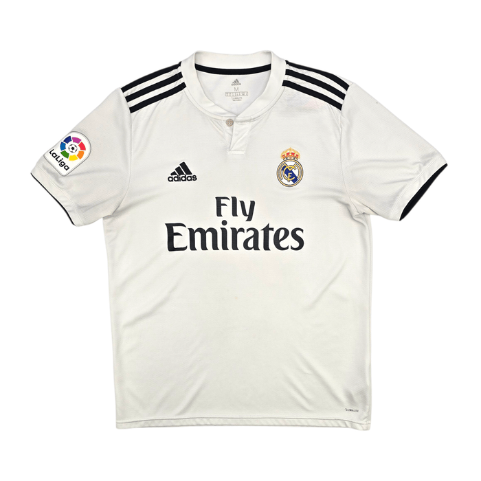 2018/19 Real Madrid Home Football Shirt (M) Adidas 11 Bale - Football Finery - FF301253