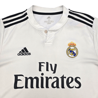 2018/19 Real Madrid Home Football Shirt (M) Adidas 11 Bale - Football Finery - FF301253