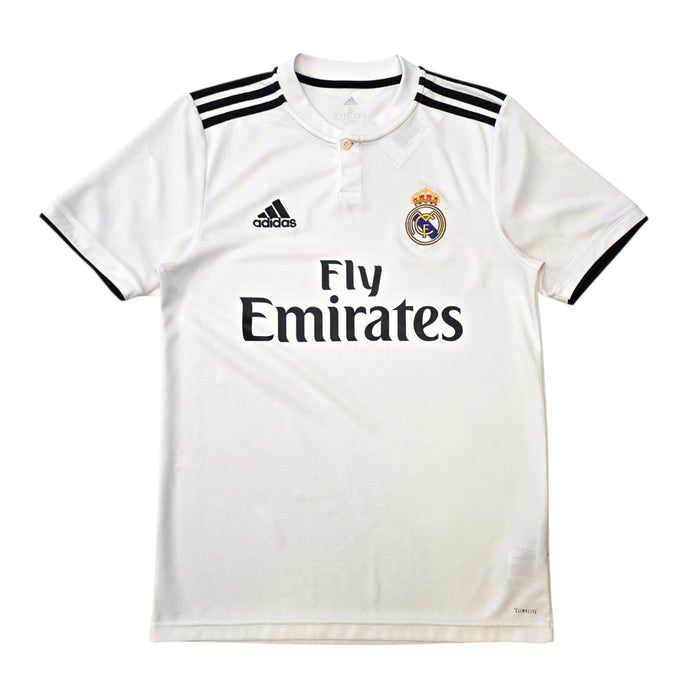 2018/19 Real Madrid Home Football Shirt (S) Adidas - Football Finery - FF307376