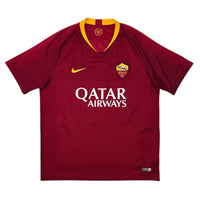 2018/19 Roma Home Football Shirt (L) Nike 16 De Rossi - Football Finery - FF304613