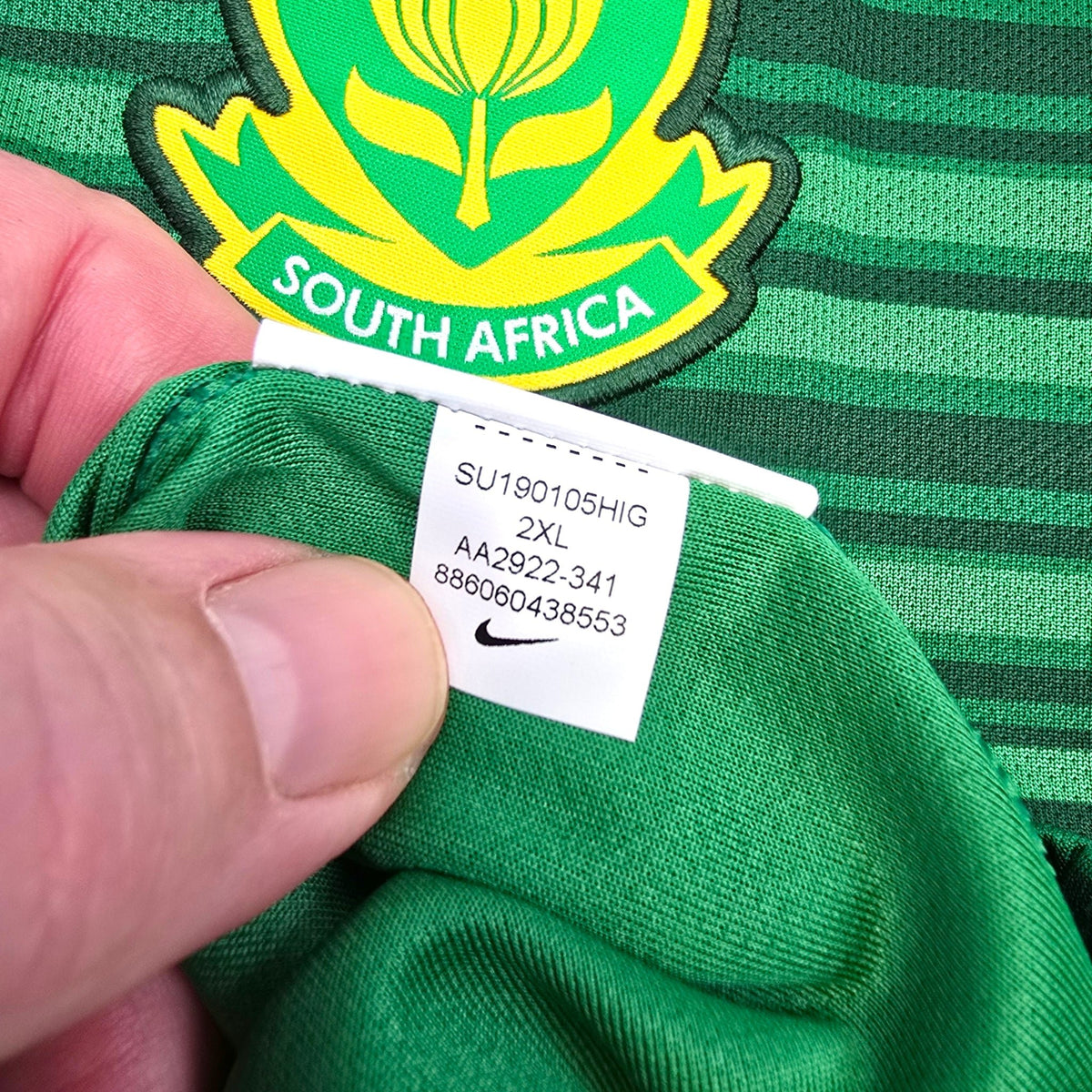 2018/19 South Africa Away Football Shirt (2XL) Nike (BNWTs) - Football Finery - FF304228