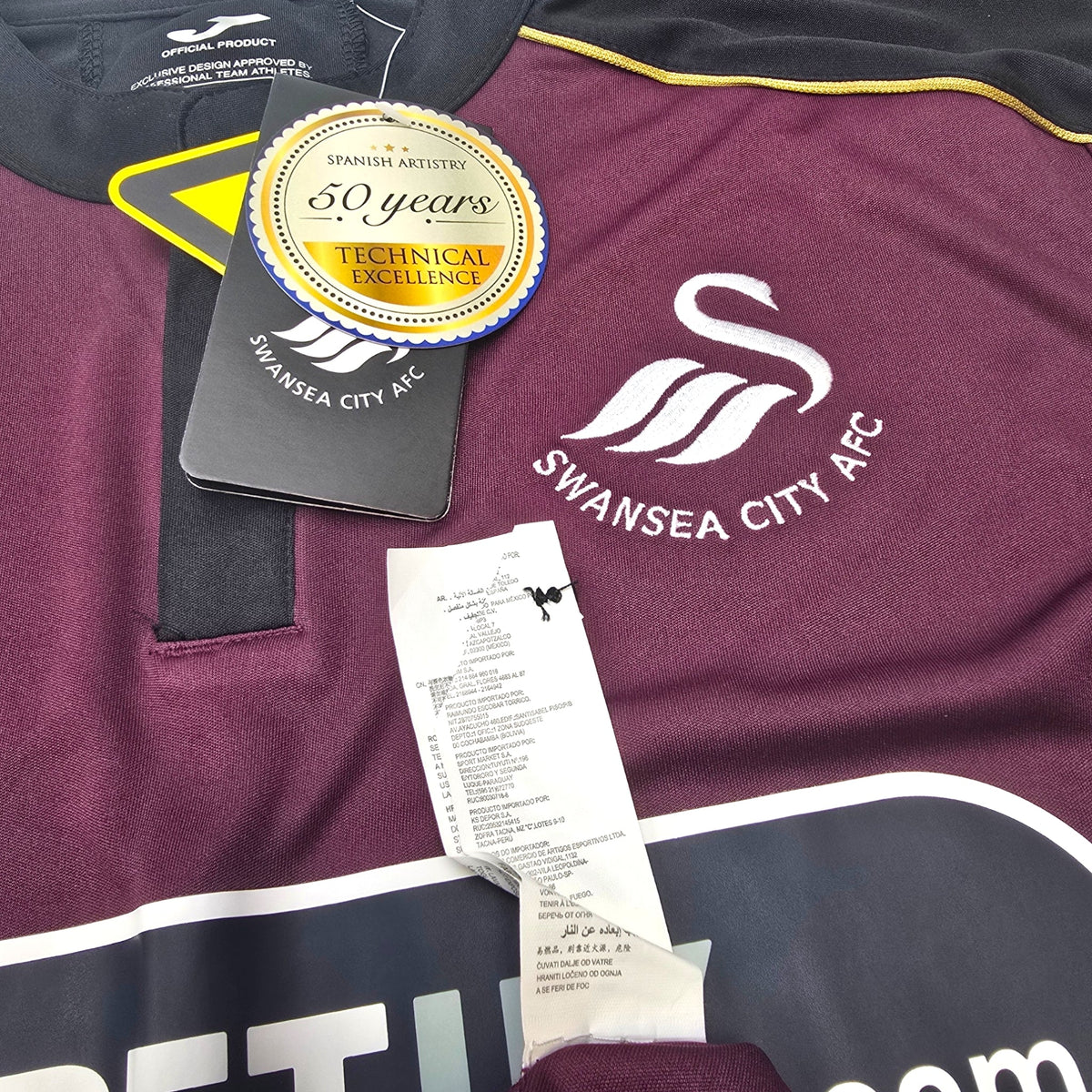 2018/19 Swansea City Third Football Shirt (M) Joma (BNWTs) - Football Finery - FF305588