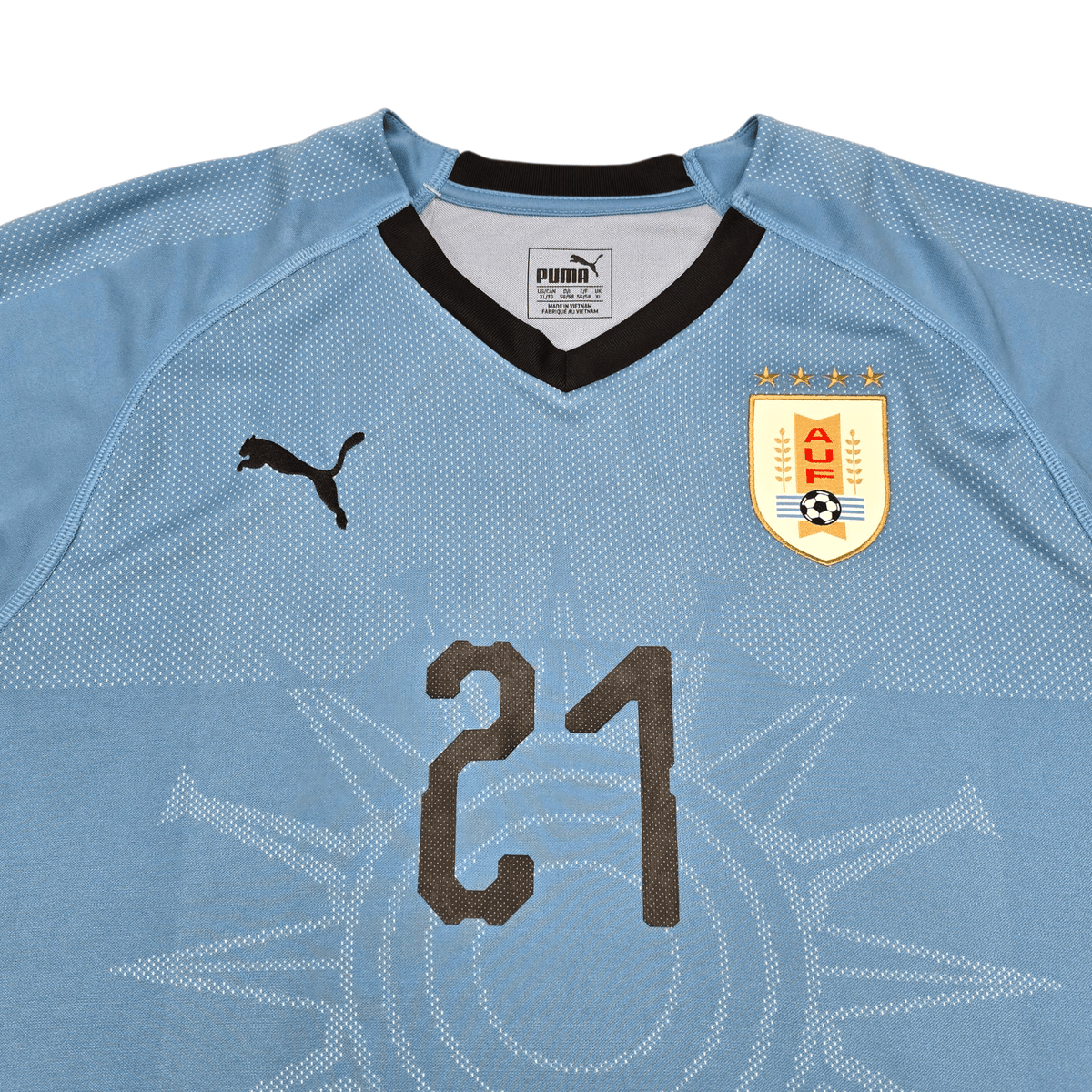 2018/19 Uruguay Home Football Shirt (XL) Puma 21 Cavani - Football Finery - FF302023