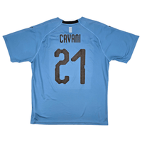 2018/19 Uruguay Home Football Shirt (XL) Puma 21 Cavani - Football Finery - FF302023