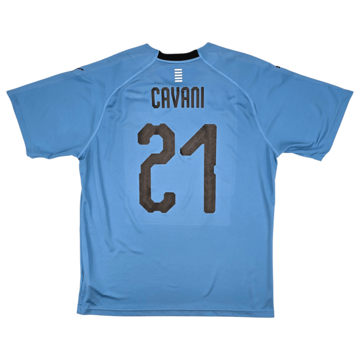 2018/19 Uruguay Home Football Shirt (XL) Puma 21 Cavani - Football Finery - FF302023