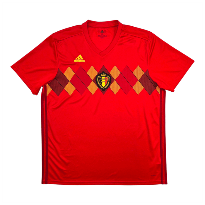 2018/20 Belgium Home Football Shirt (XL) Adidas - Football Finery - FF305242