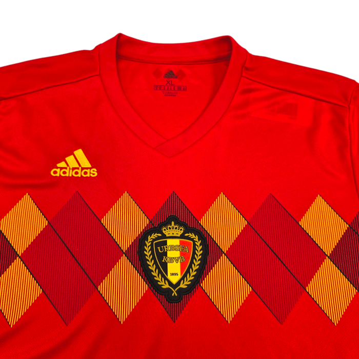 2018/20 Belgium Home Football Shirt (XL) Adidas - Football Finery - FF305242