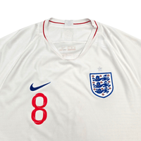 2018/20 England Home Football Shirt (2XL) Nike 8 Henderson - Football Finery - FF304566