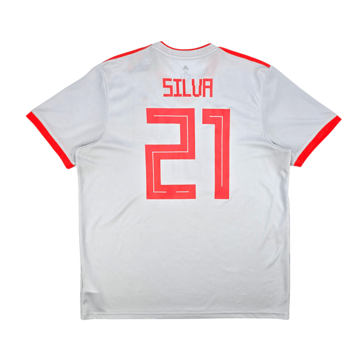 2018/20 Spain Away Football Shirt (XL) Adidas 21 Silva - Football Finery - FF301808