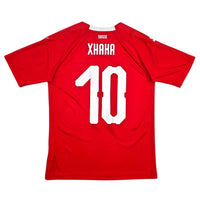 2018/20 Switzerland Home Football Shirt (S) Puma 10 Xhaka - Football Finery - FF304239