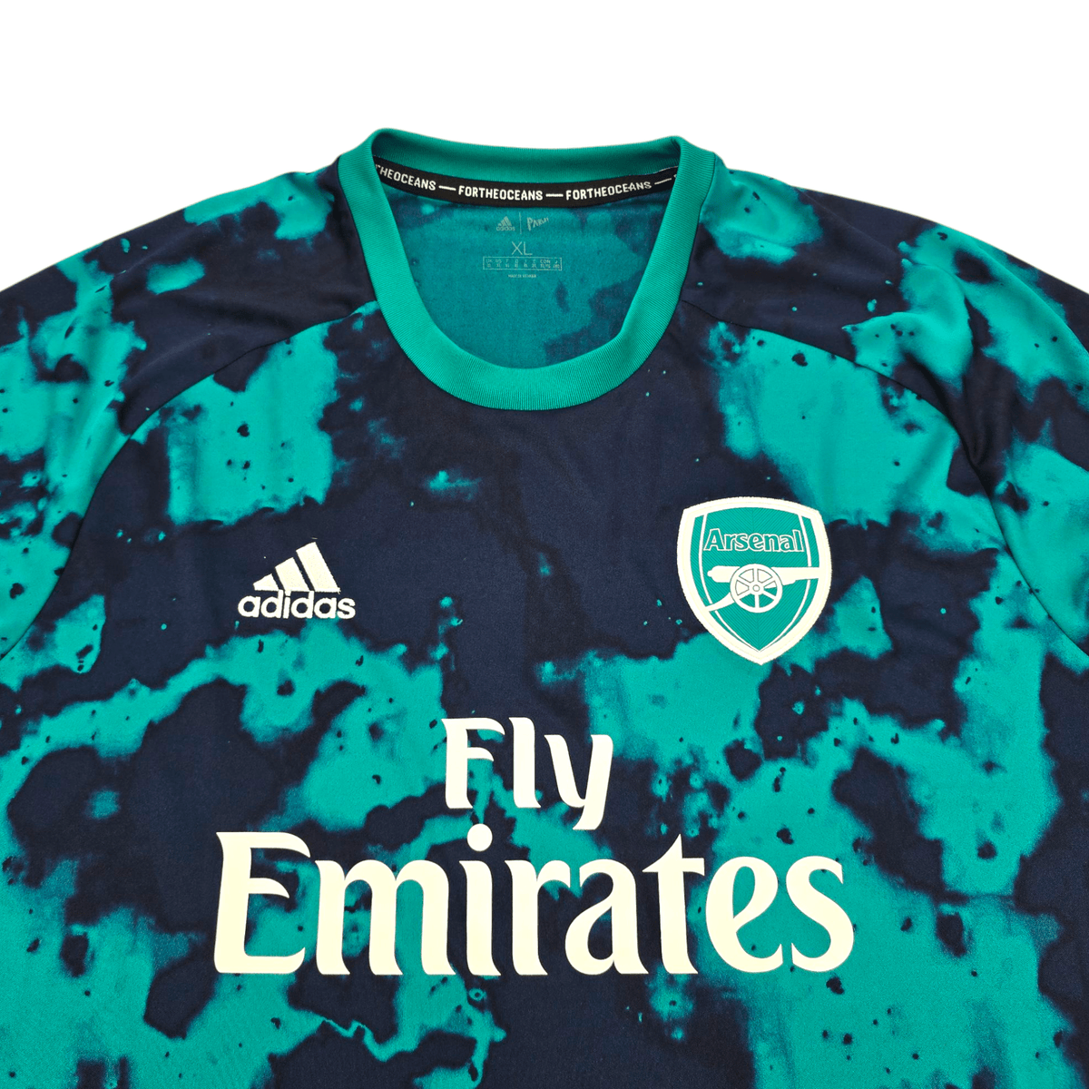2019/20 Arsenal Pre - Match Shirt (XL) Adidas X PARLEY - Football Finery - FF301230