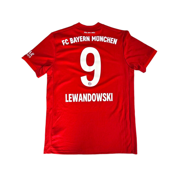 2019/20 Bayern Munich Home Football Shirt (M) Adidas # 9 Lewandowski - Football Finery - FF202379