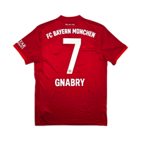 2019/20 Bayern Munich Home Football Shirt (S) Adidas 7 Gnabry - Football Finery - FF300757