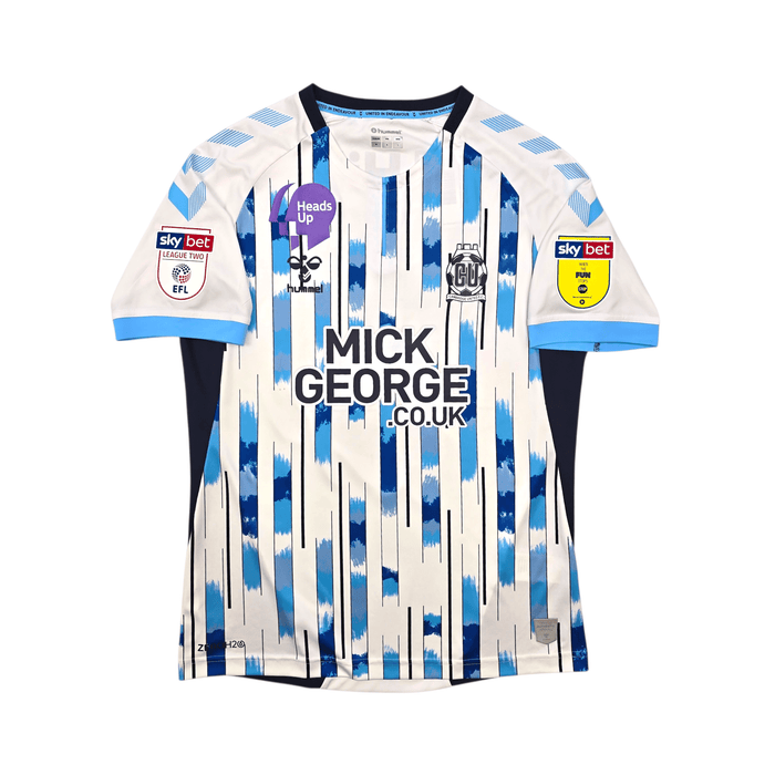 2019/20 Cambridge United Away Football Shirt (M) Hummel 3 Jones (Matchworn) - Football Finery - FF303473