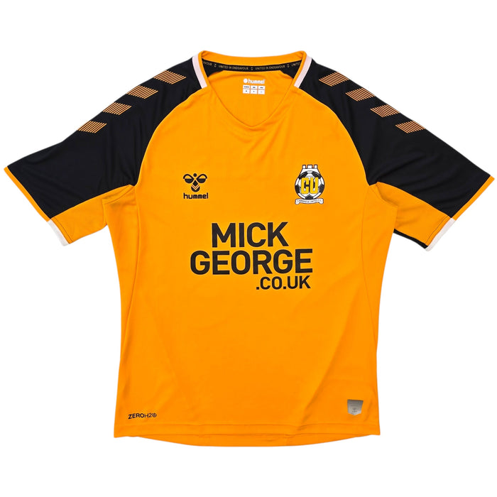 2019/20 Cambridge United Home Football Shirt (M) Hummel 30 Roles - Football Finery - FF305557