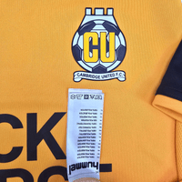 2019/20 Cambridge United Home Football Shirt (S) Hummel 15 Mullin - Football Finery - FF303177