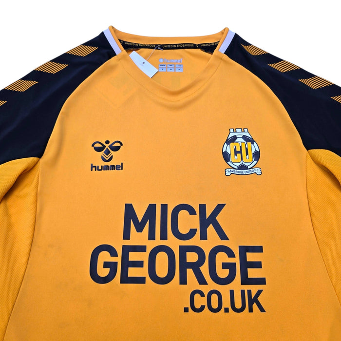 2019/20 Cambridge United Home Football Shirt (S) Hummel - Football Finery - FF305552