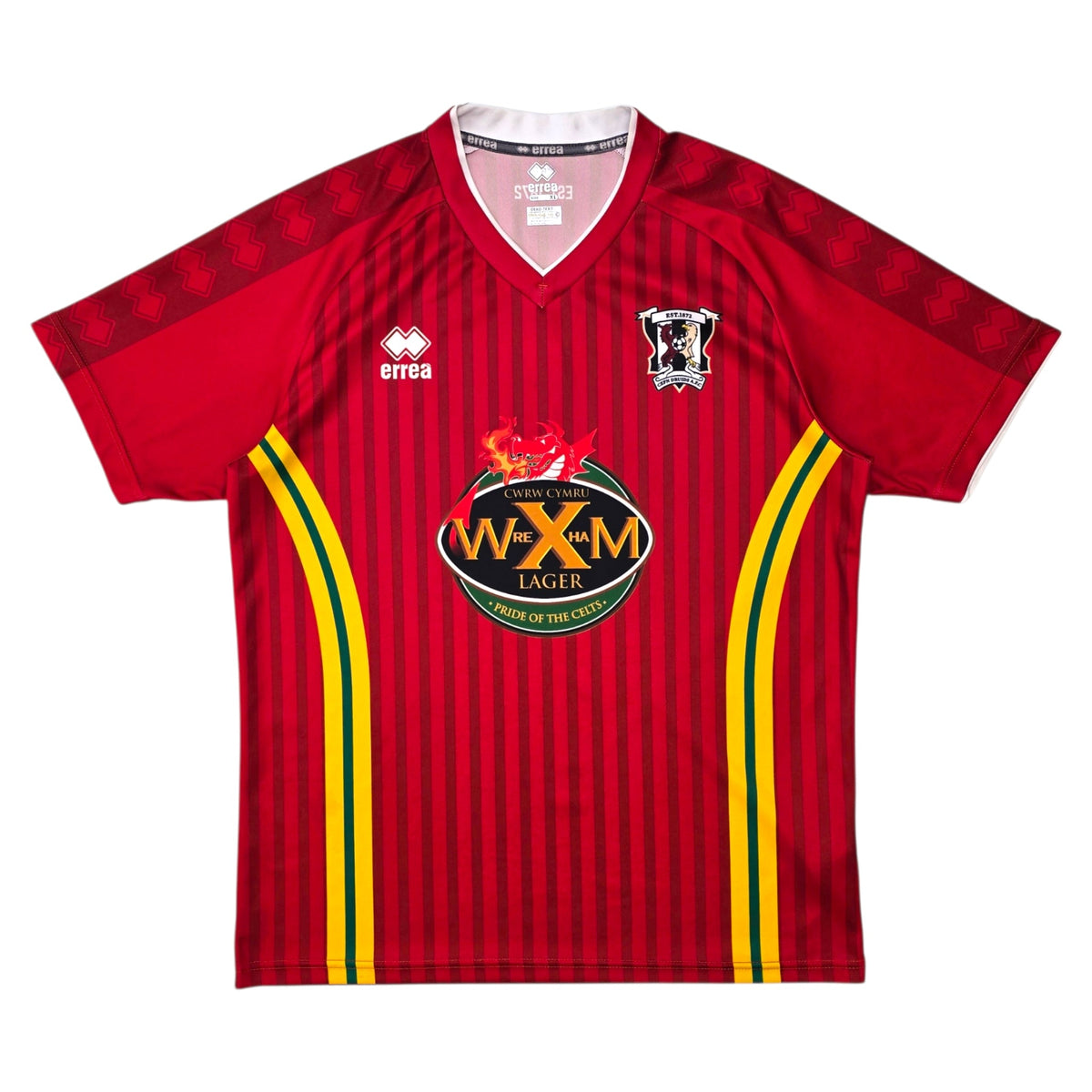 2019/20 Cefn Druids Away Football Shirt (XL) Errea - Football Finery - FF300918