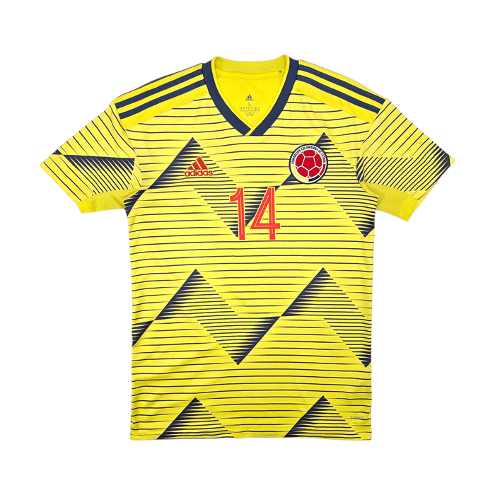 2019/20 Colombia Home Football Shirt (S) Adidas 14 L.Diaz - Football Finery - FF303278