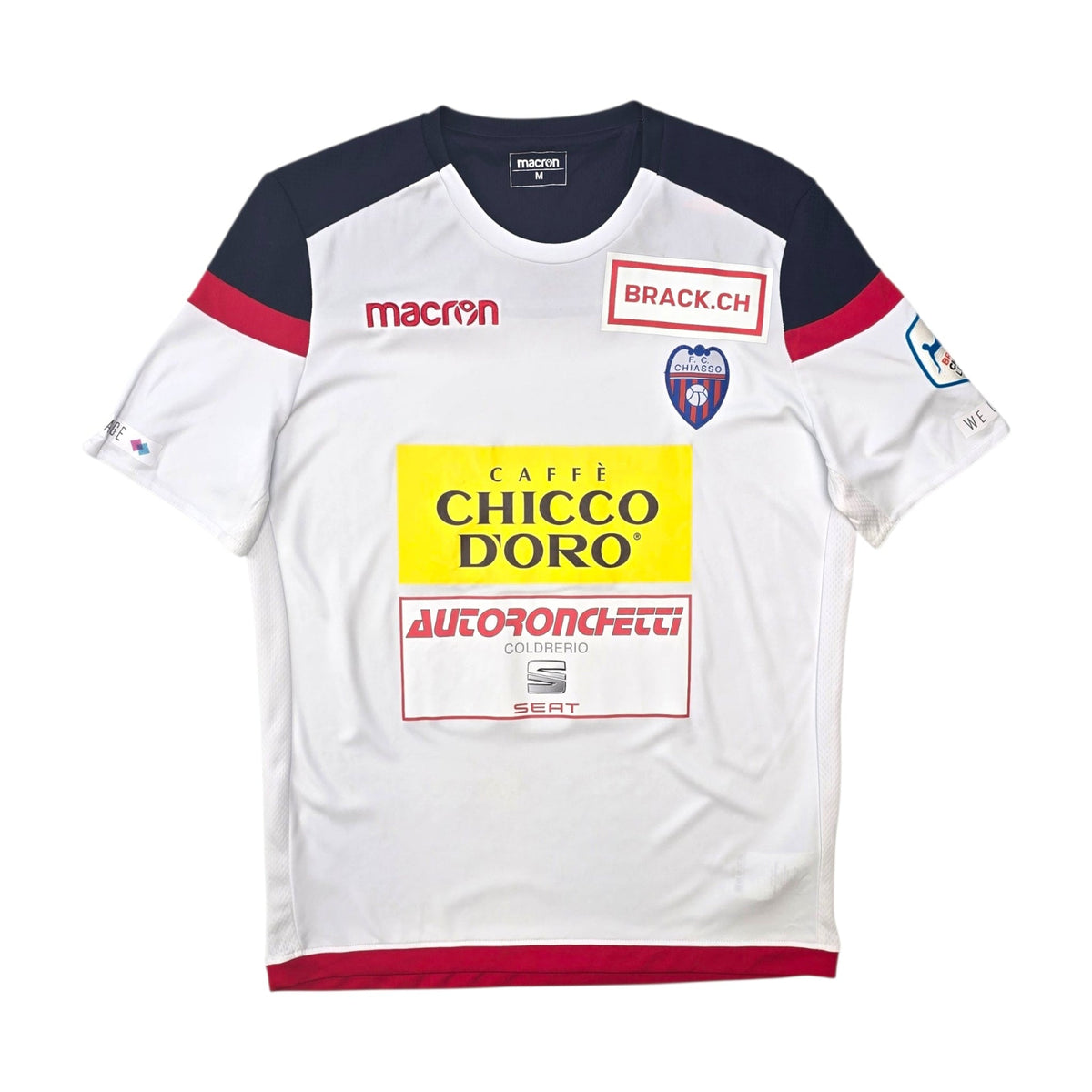 2019/20 FC Chiasso Away Football Shirt (M) Macron - Football Finery - FF304934