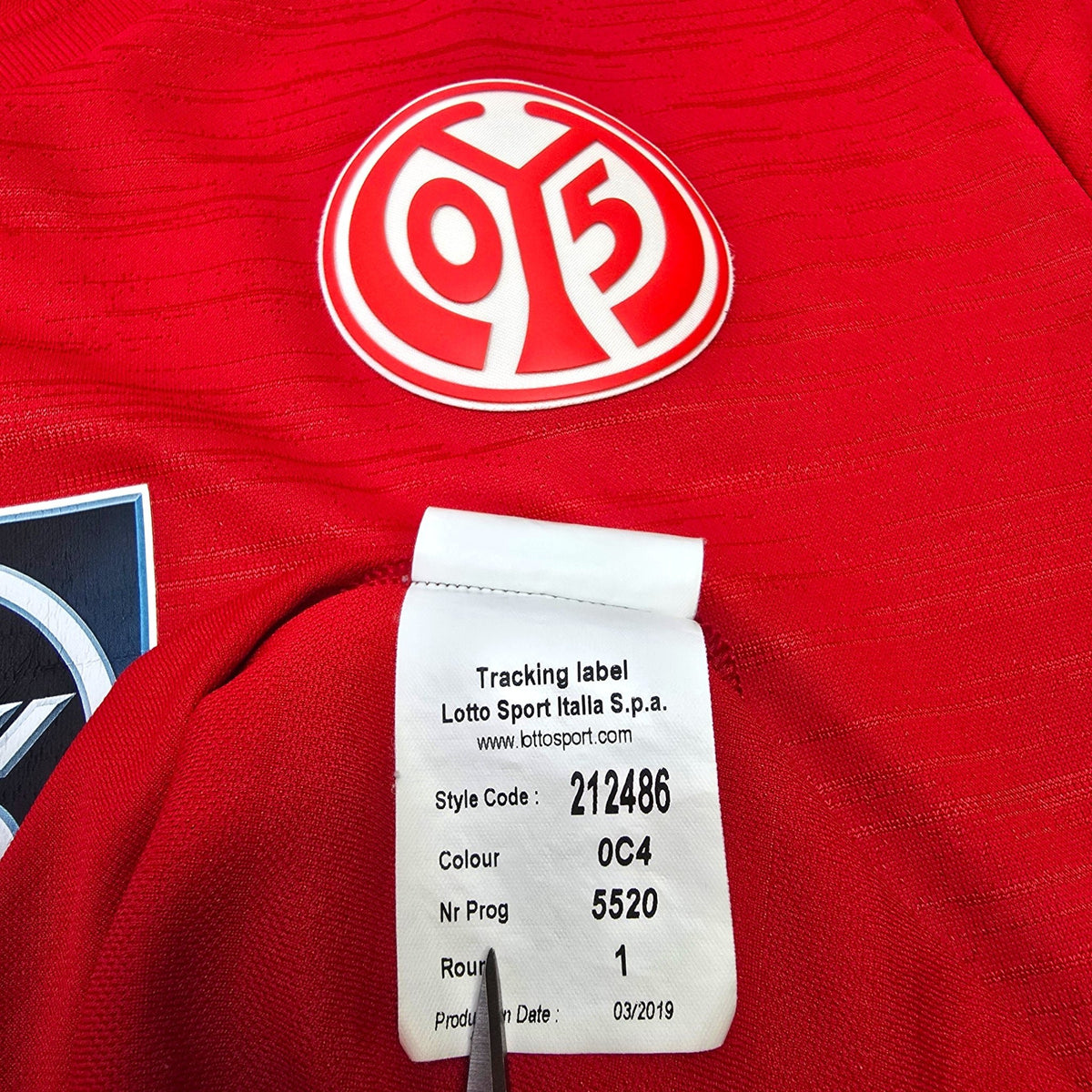 2019/20 FSV Mainz 05 Home Football Shirt (L) Lotto 9 Mateta - Football Finery - FF305919