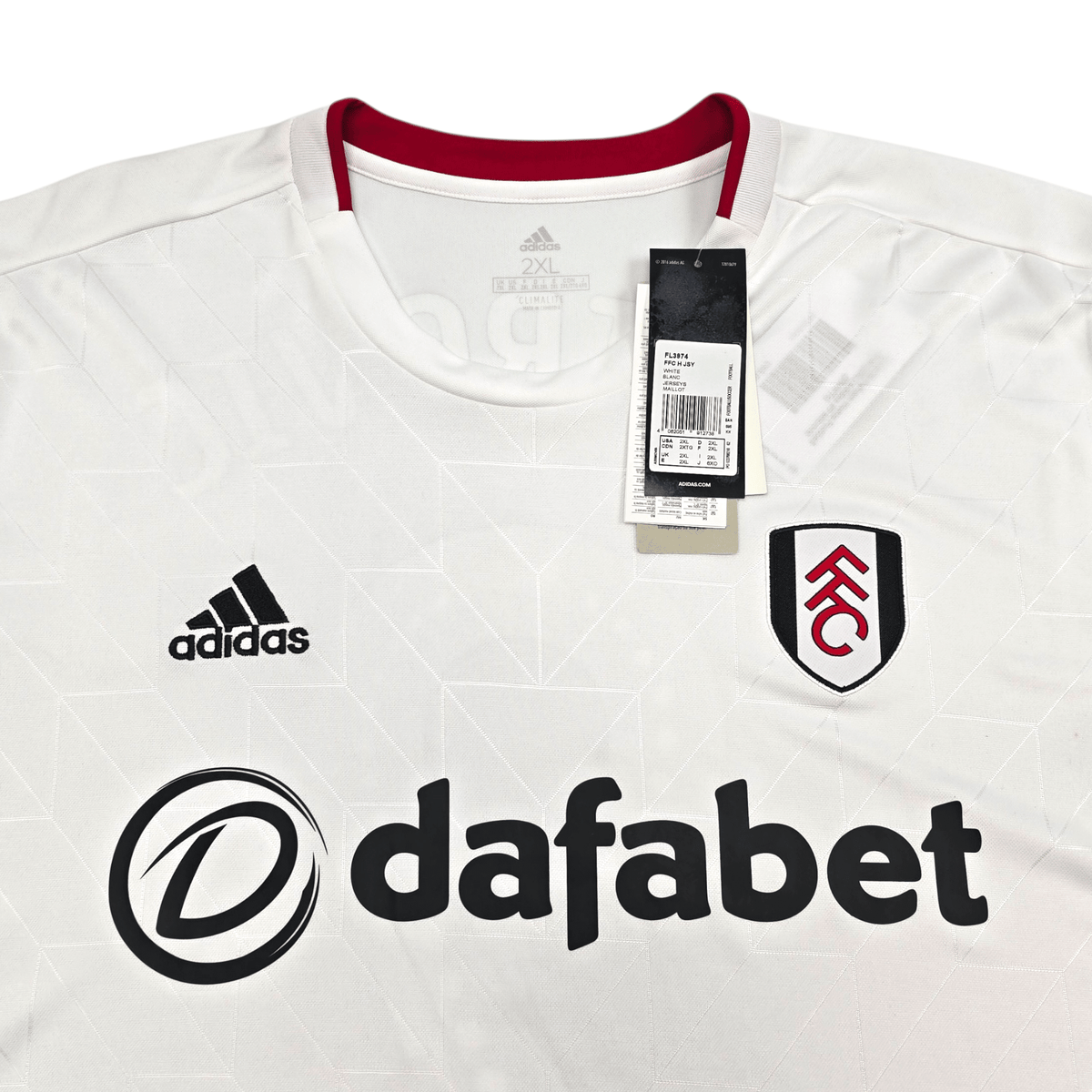 2019/20 Fulham Home Football Shirt (2XL) Adidas 9 Mitrovic (BNWTs) - Football Finery - FF304660