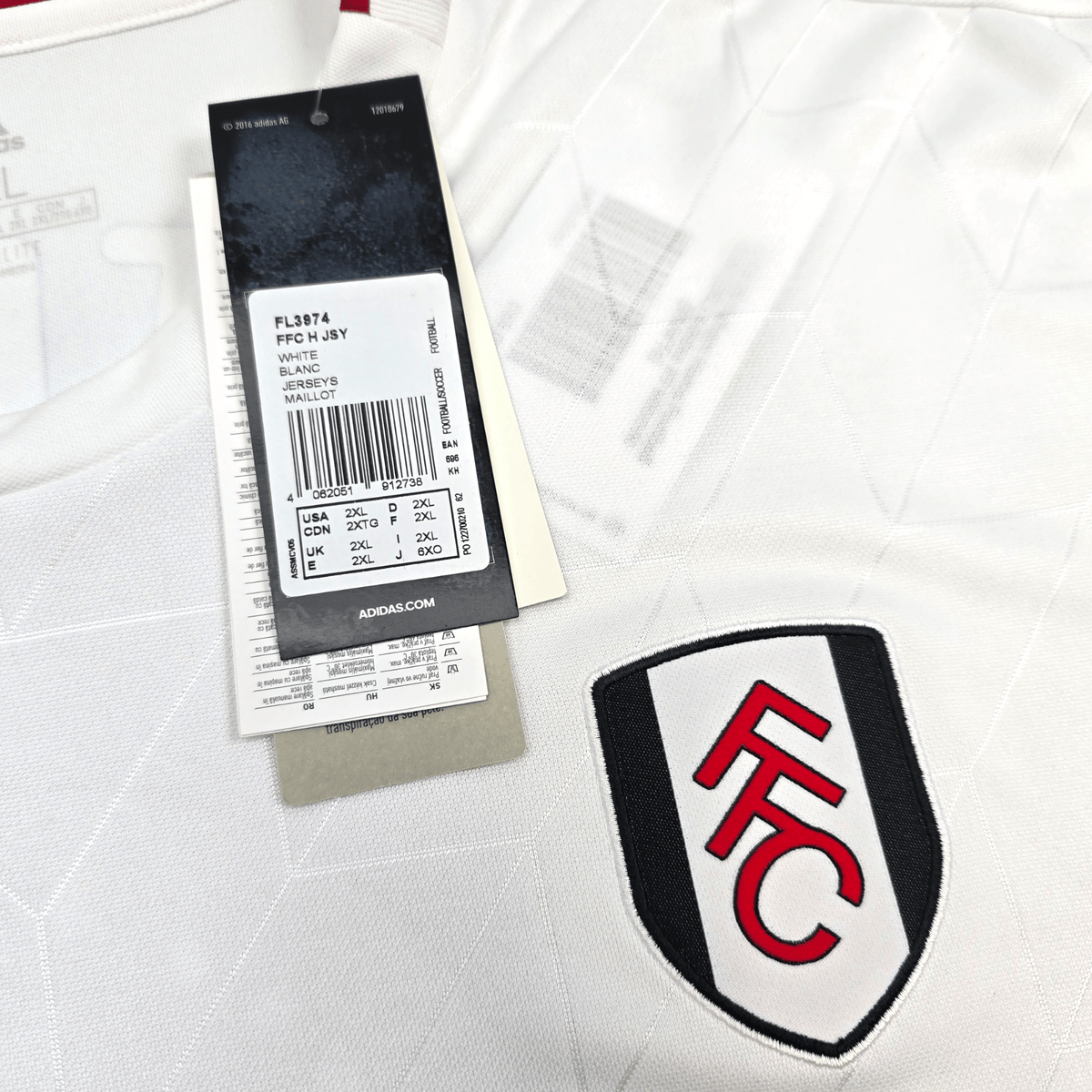 2019/20 Fulham Home Football Shirt (2XL) Adidas 9 Mitrovic (BNWTs) - Football Finery - FF304660