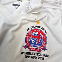 2019/20 Fylde Home Football Shirt (S) Adidas (FA Trophy Final) - Football Finery - FF305434