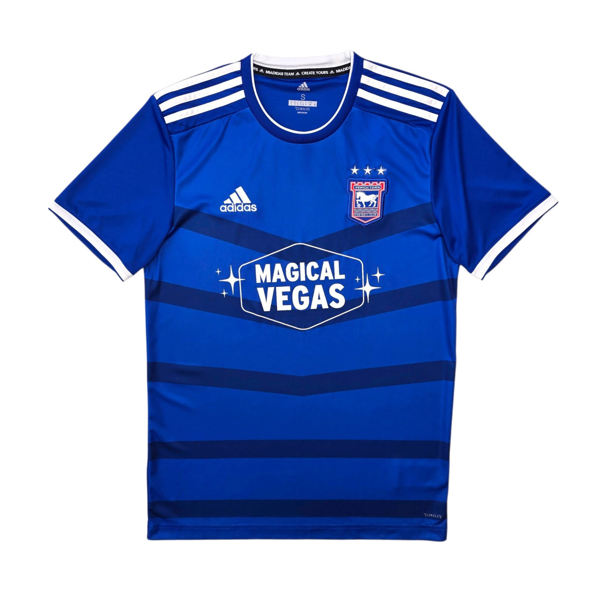 2019/20 Ipswich Town Home Football Shirt (S) Adidas - Football Finery - FF304416