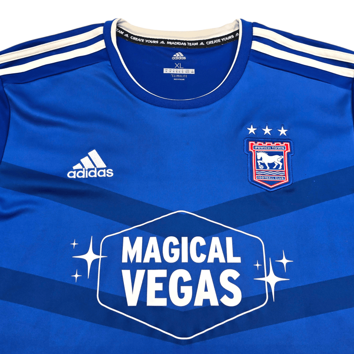 2019/20 Ipswich Town Home Football Shirt (XL) Adidas - Football Finery - FF305437
