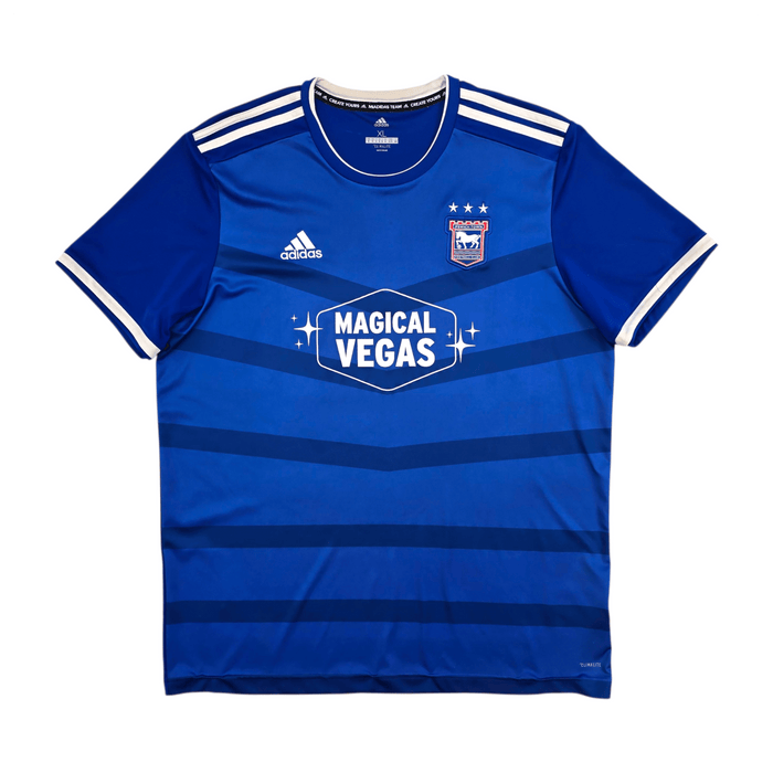 2019/20 Ipswich Town Home Football Shirt (XL) Adidas - Football Finery - FF305437