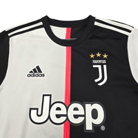 2019/20 Juventus Home Football Shirt (M) Adidas 7 Ronaldo - Football Finery - FF300946