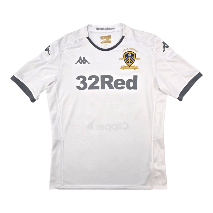 2019/20 Leeds United Home Football Shirt (L) Kappa 14 Nketiah (Centenary) - Football Finery - FF303729