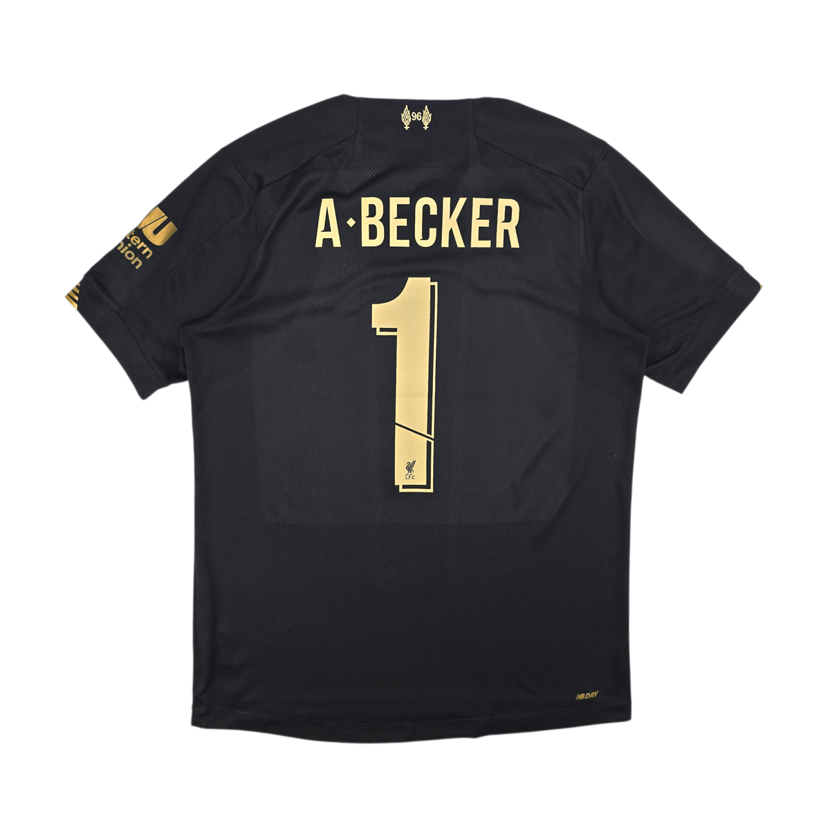 2019/20 Liverpool Goal Keeper Football Shirt (M) New Balance 1 A.Becker - Football Finery - FF303300