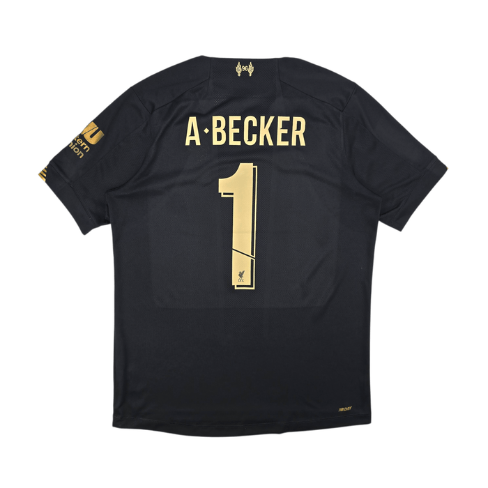 2019/20 Liverpool Goal Keeper Football Shirt (M) New Balance 1 A.Becker - Football Finery - FF303300