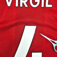 2019/20 Liverpool Home Football Shirt (M) New Balance #4 Virgil - Football Finery - FF204328