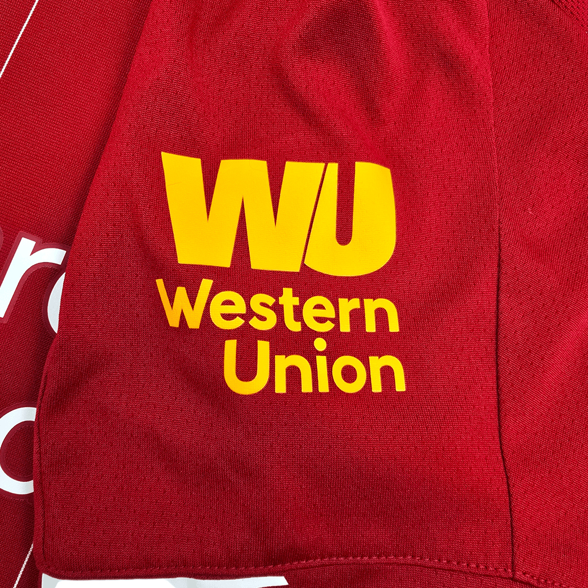 2019/20 Liverpool Home Football Shirt (S) New Balance 18 Minamino - Football Finery - FF303701