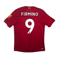 2019/20 Liverpool Home Football Shirt (S) New Balance 9 Firmino - Football Finery - FF303979