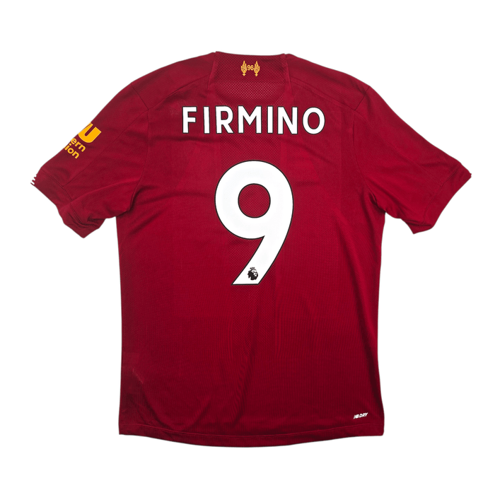 2019/20 Liverpool Home Football Shirt (S) New Balance 9 Firmino - Football Finery - FF303979
