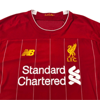 2019/20 Liverpool Home Football Shirt (XL) New Balance 4 Virgil - Football Finery - FF301087