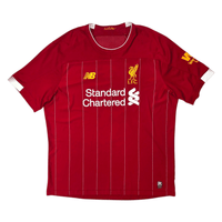 2019/20 Liverpool Home Football Shirt (XL) New Balance 4 Virgil - Football Finery - FF301087