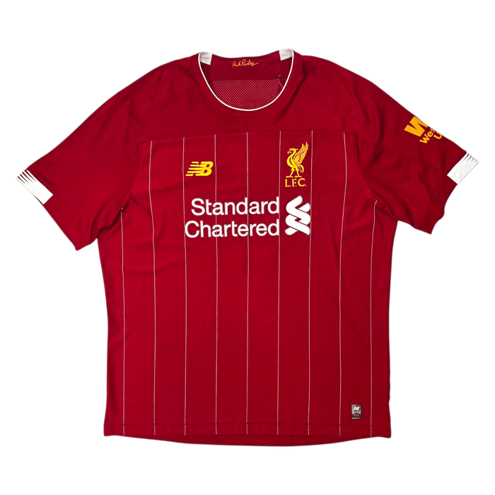 2019/20 Liverpool Home Football Shirt (XL) New Balance 4 Virgil - Football Finery - FF301087