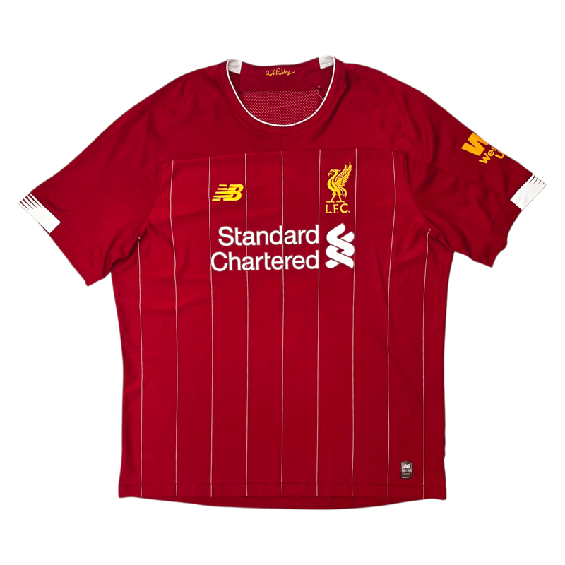 2019/20 Liverpool Home Football Shirt (XL) New Balance 4 Virgil - Football Finery - FF301087