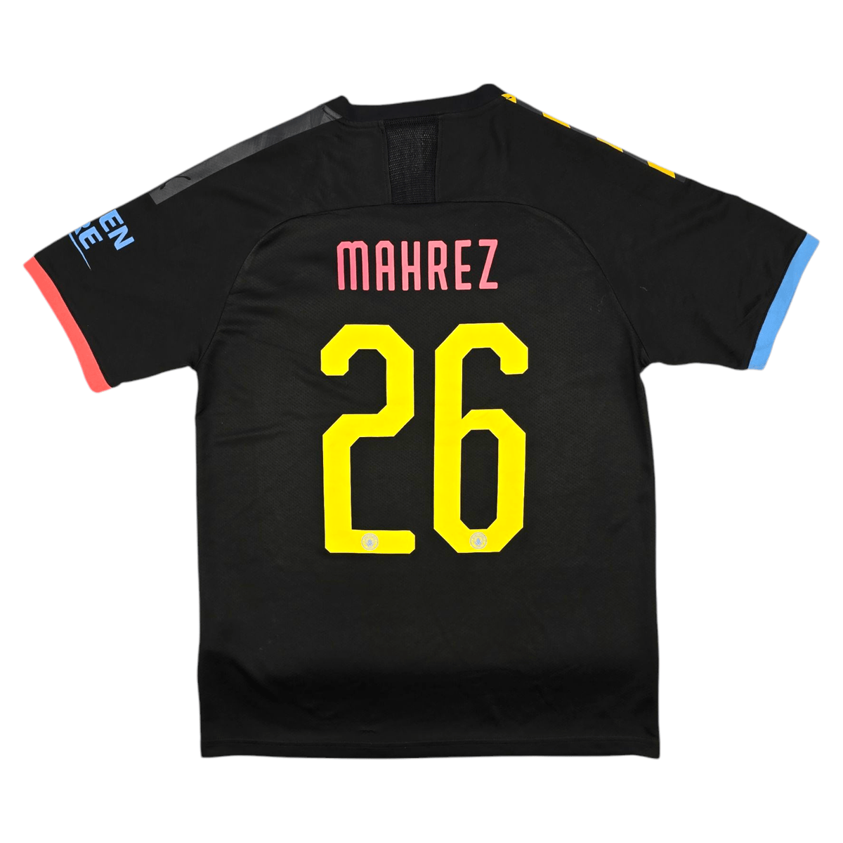 2019/20 Manchester City Away Football Shirt (M) Puma #26 Mahrez - Football Finery - FF301136