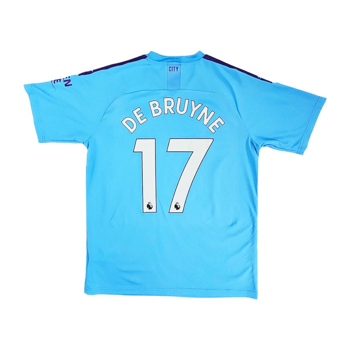 2019/20 Manchester City Home Football Shirt (L) Puma # 17 De Bruyne - Football Finery - FF202504