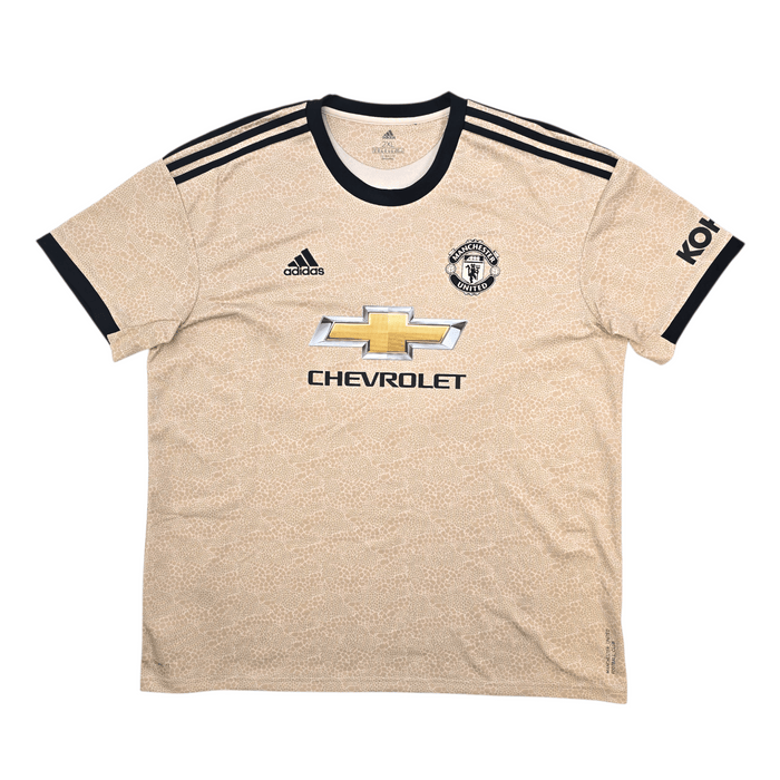 2019/20 Manchester United Away Football Shirt (2XL) Adidas 18 Fernandes - Football Finery - FF303424