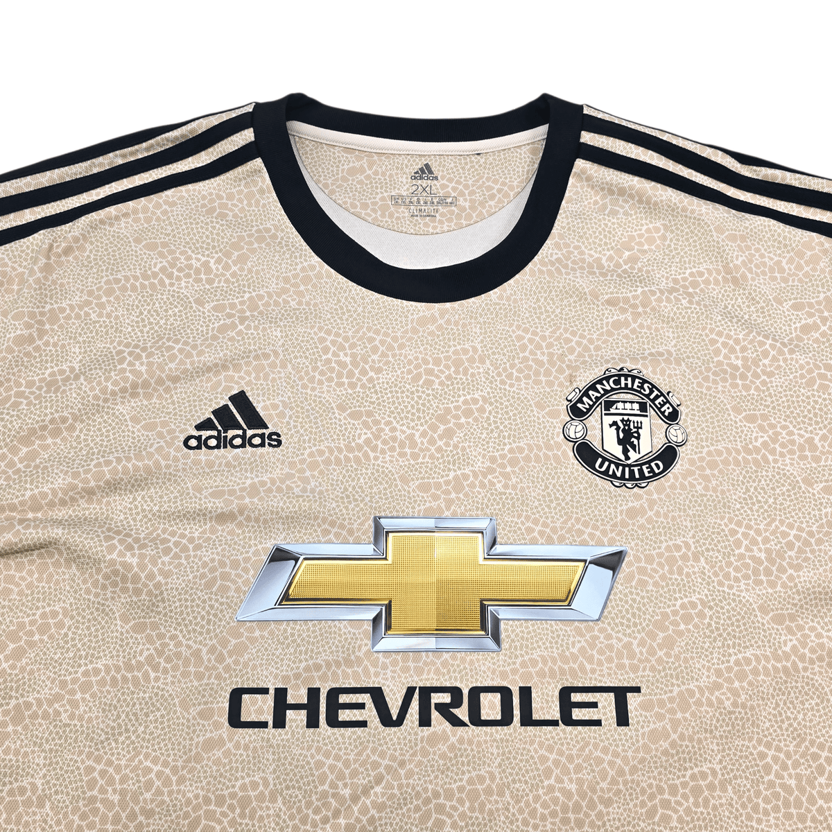 2019/20 Manchester United Away Football Shirt (2XL) Adidas 18 Fernandes - Football Finery - FF303424